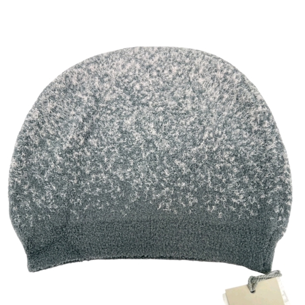 Barefoot Dreams Fog Gray Knit Confetti Women's Beanie Hat NWT